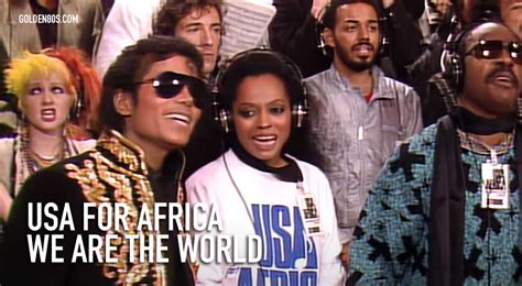 charity songs from the '80s|We Are the World .